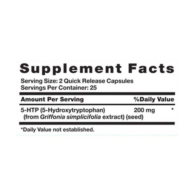 5-HTP 100 MG 50 Caps Nature's Truth