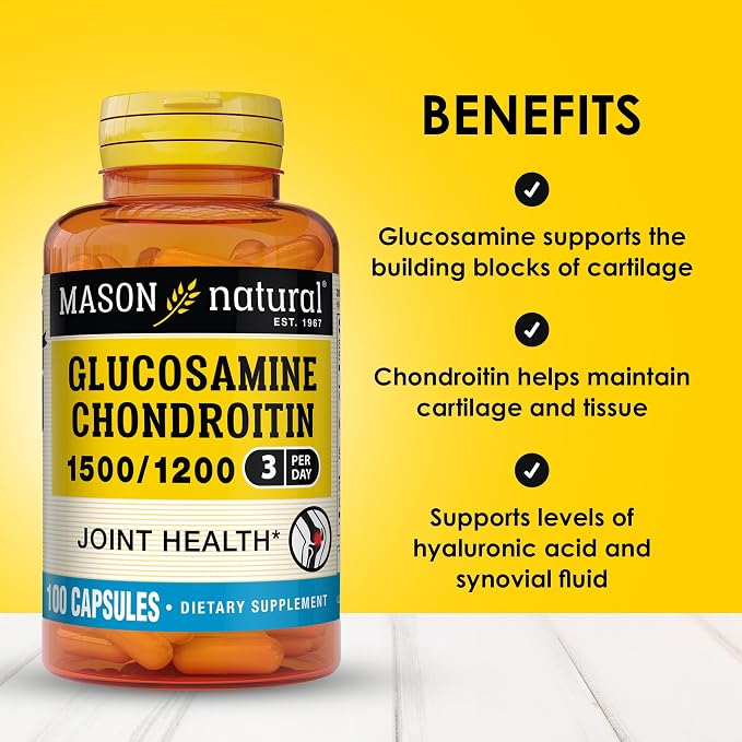 Glucosamina Condroitina 60 Caps Mason Natural