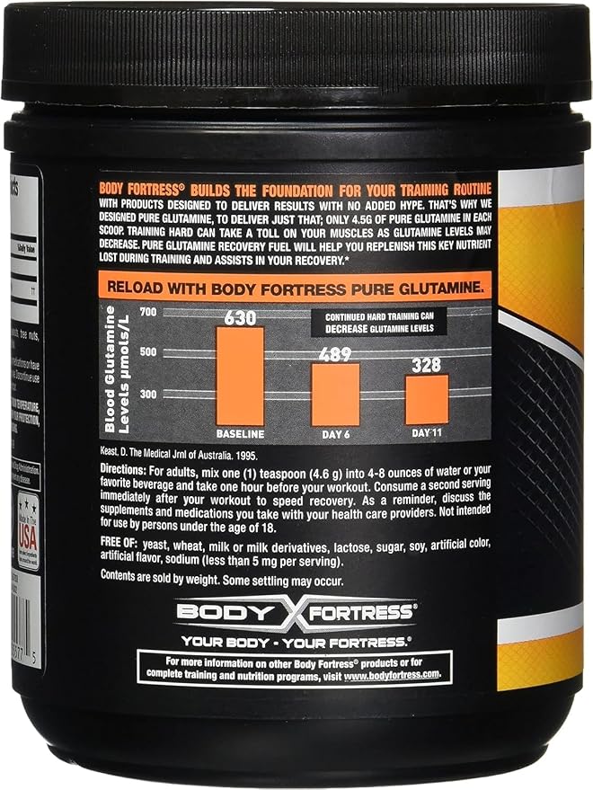 Glutamine Powder 10.6 OZ Body Fortress
