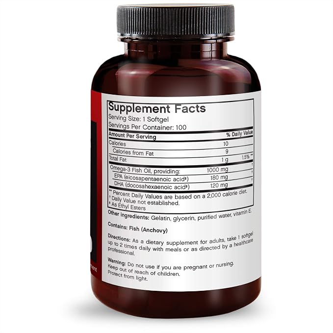 Omega 3 Fish Oil 100 Caps futurebiotics