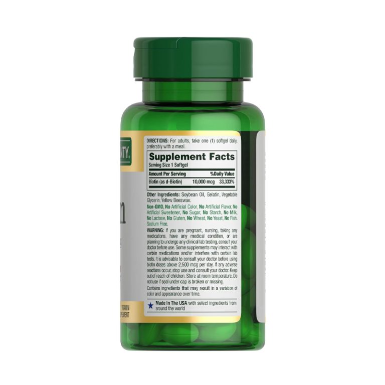 Biotina 10000 MCG 120 Caps Nature's Bounty