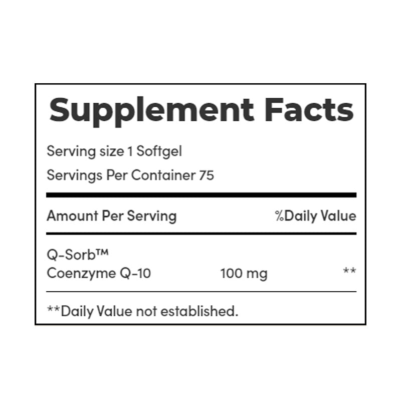 COQ10 100 MG 75 Caps Nature's Bounty