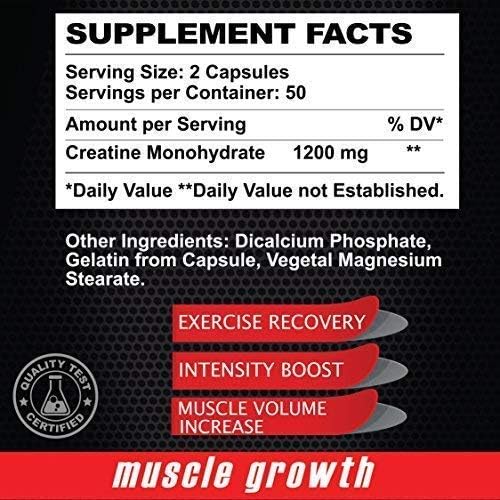 Creatine 1200 MG 100 Caps Alfa Sports