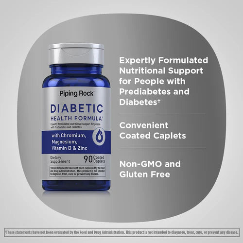 Diabetic Health Formula 90 Caps Piping Rock