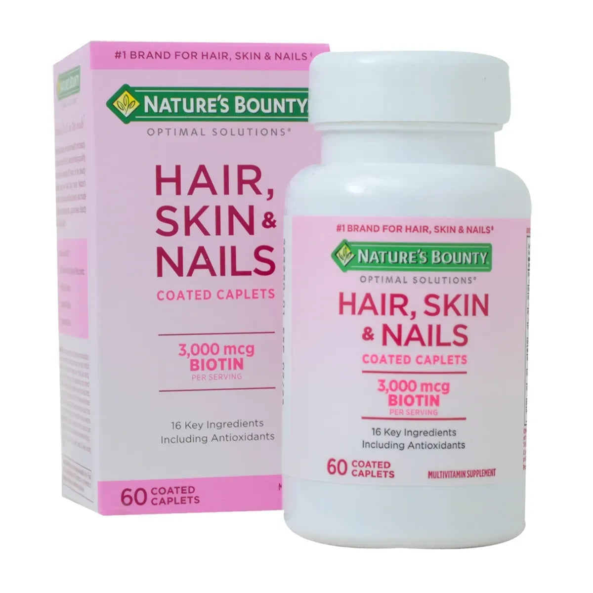 Hair, Skin & Nails 60 Caps Nature's Bounty