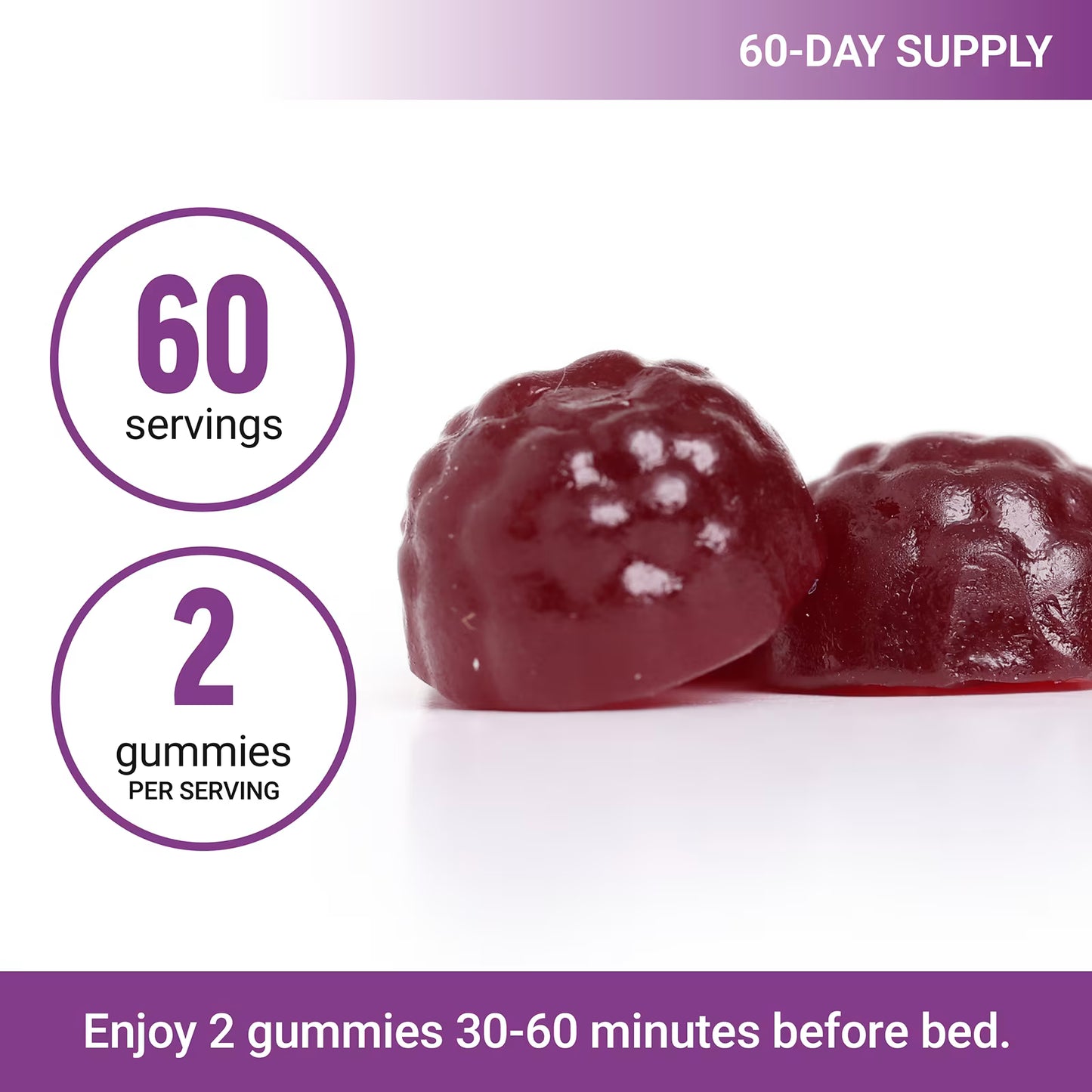 Somnapure 10 MG Melatonin 120 Gummies Force Factor