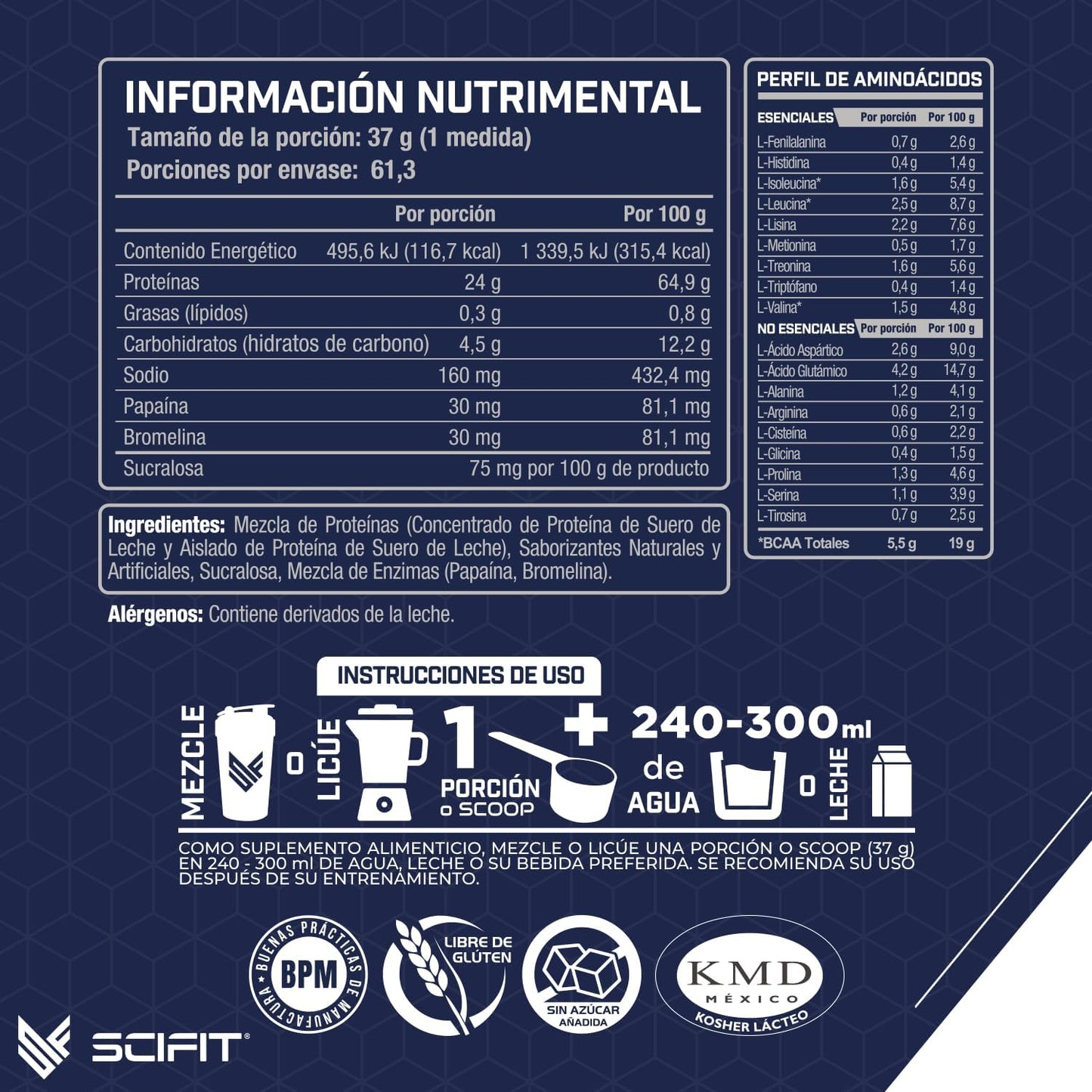 Whey Protein 5lbs SciFit