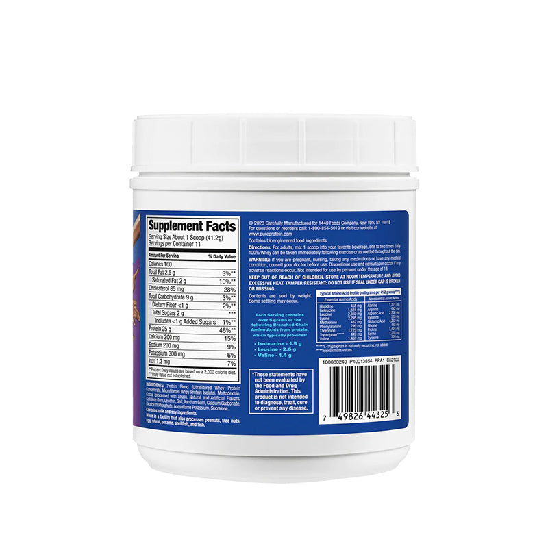 Whey Protein Chocolate 1 Lb Pure Protein