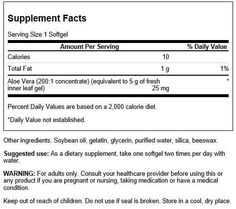 Aloe Vera 25MG Swanson