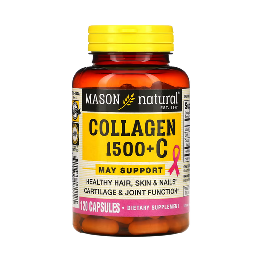 Colageno 1500 + C 120 Caps Mason Natural