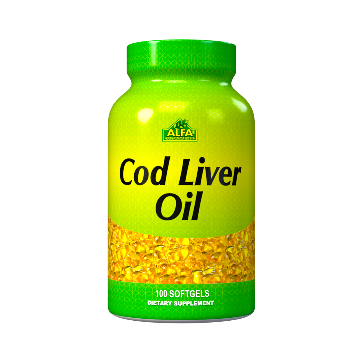 Cod Oil Liver 100 Caps Alfa