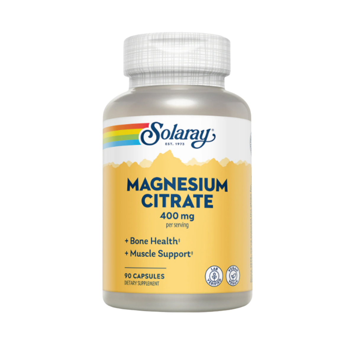 Citrato de Magnesio 400 MG 90 Caps Magnesium Citrate