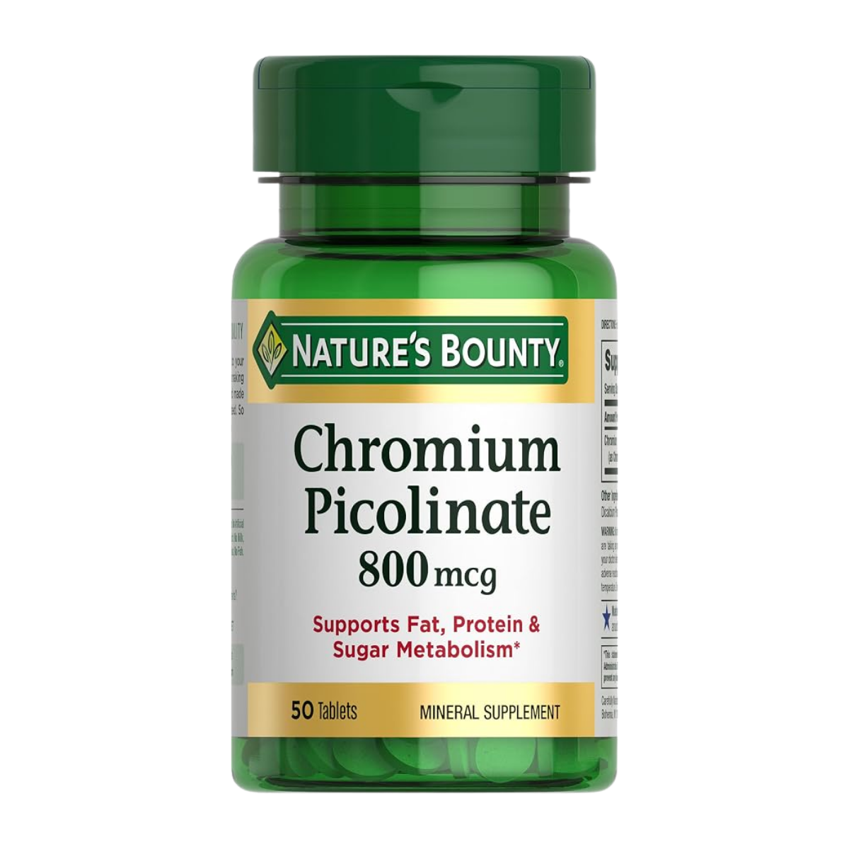 Chromium Picolinate 800 MCG 50 Tabs Nature's Bounty