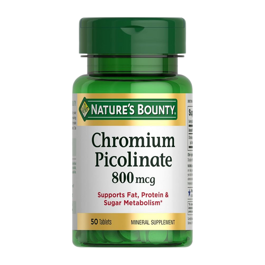Chromium Picolinate 800 MCG 50 Tabs Nature's Bounty