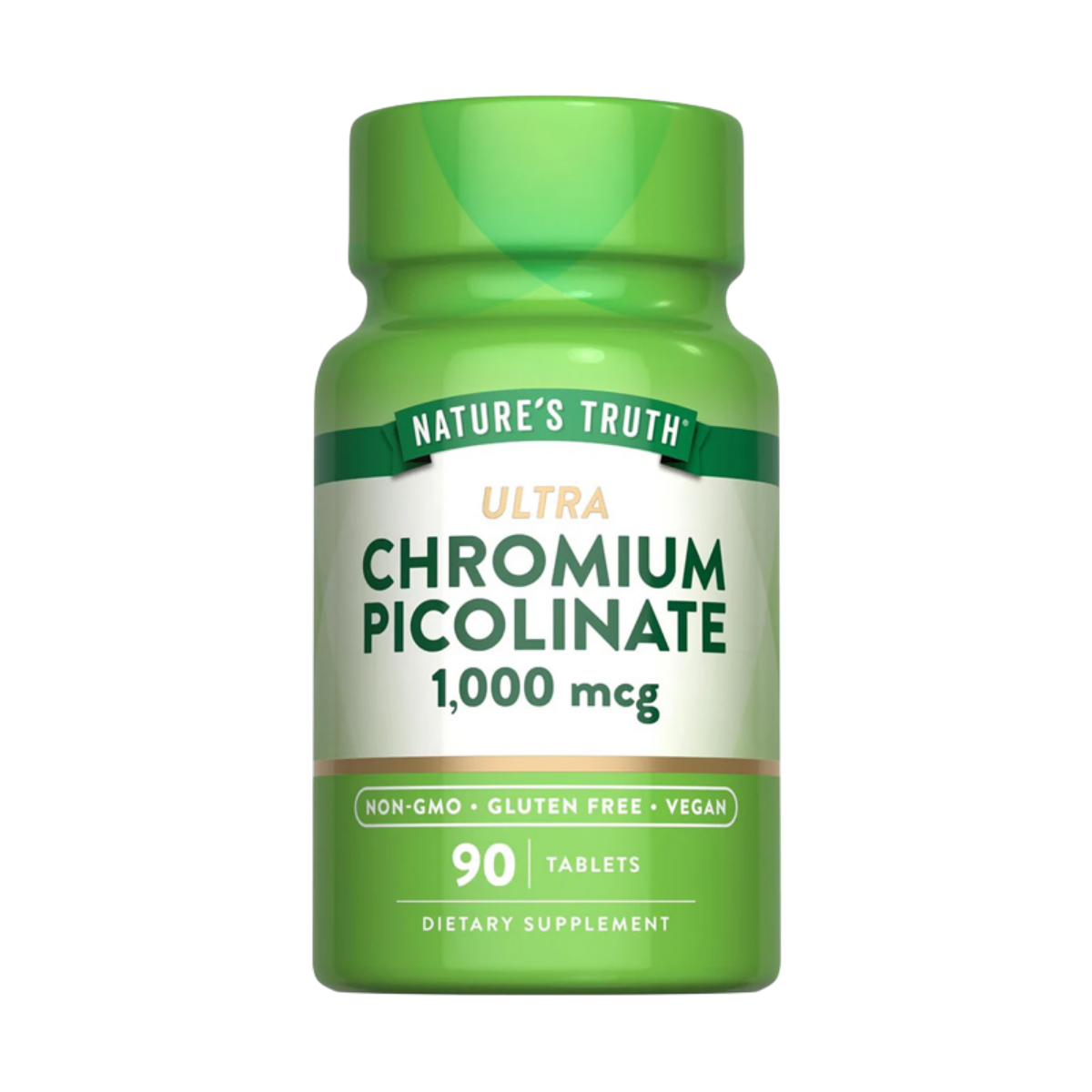 Chromium Picolinate 1000 MCG 90 Tabs Nature's Truth