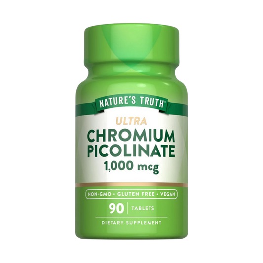 Chromium Picolinate 1000 MCG 90 Tabs Nature's Truth
