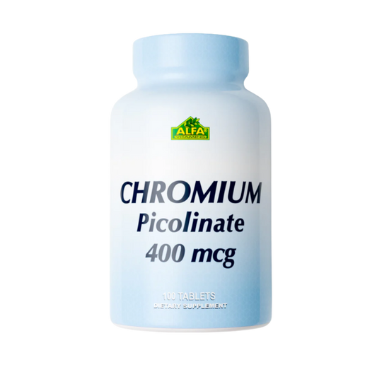 Chromium 400 MCG 100 Tabs Alfa