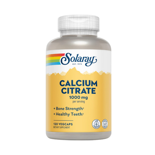 Calcio Citrato 1000 MG 120 Caps Solaray