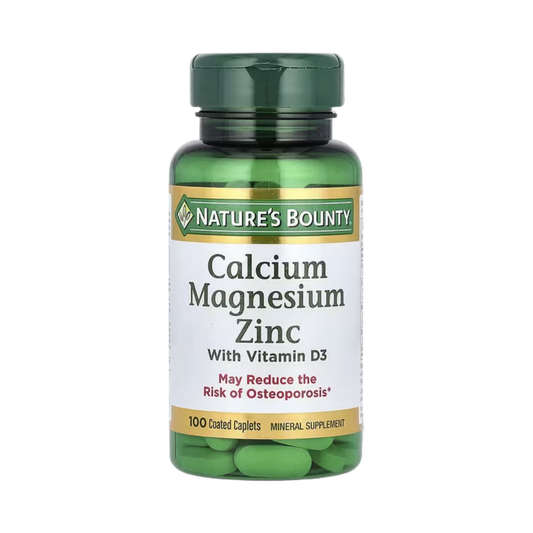 Calcio + Magnesio + Zinc 100 Caps Nature's Bounty