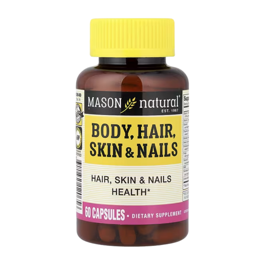 Body, Hair & Nails 60 Caps Mason Natural
