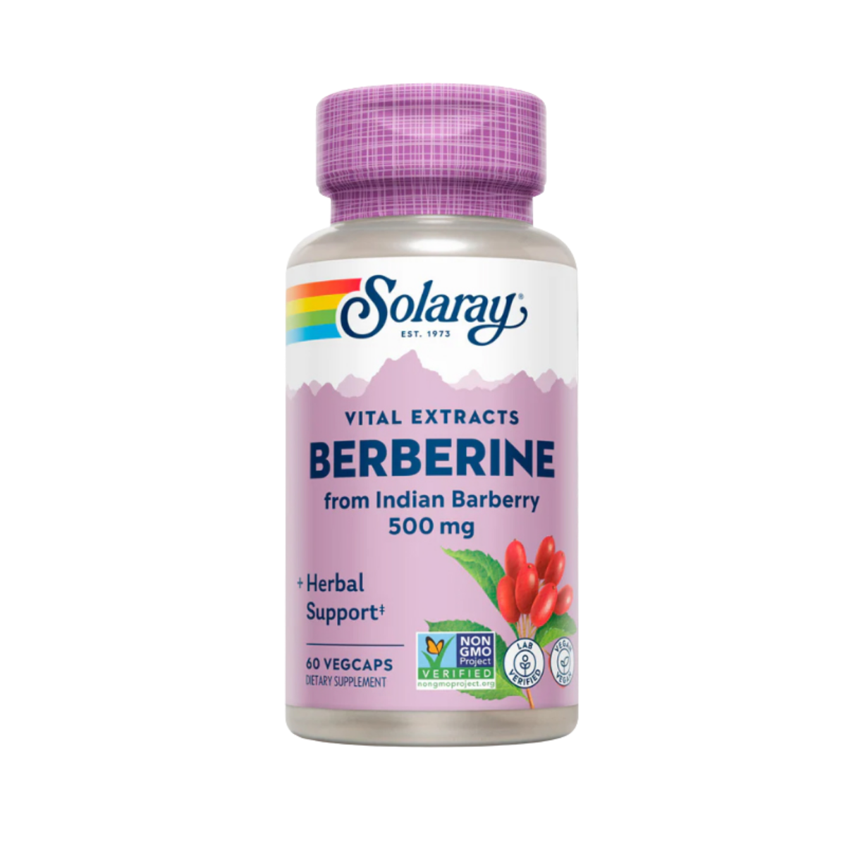 Berberina 500 MG 60 Caps Solaray