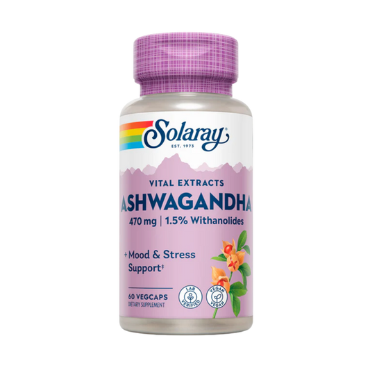 Ashwaganda 470 MG 60 Caps Solaray