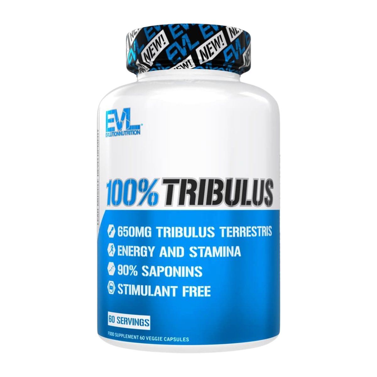 100% Tribulus (Testosterona) 60 Caps EVL