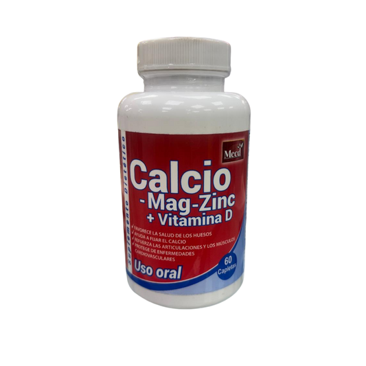 Calcio + Magnesio + Zinc + Vitamina D 60 Caps Meed