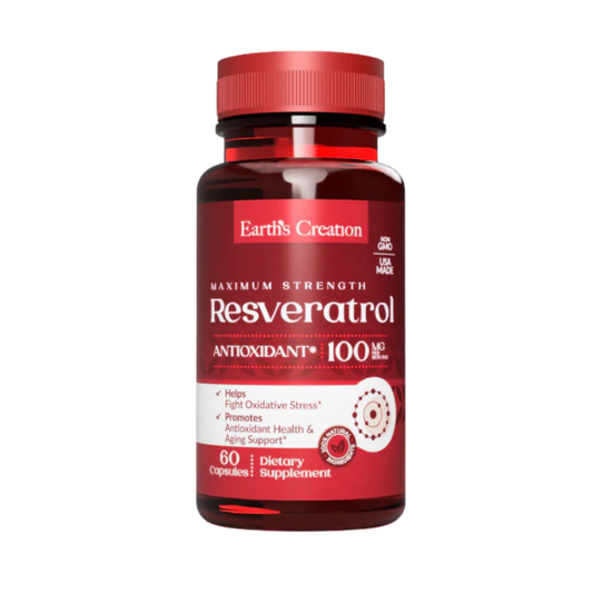 Resveratrol 100MG 60 Caps Earths Creation