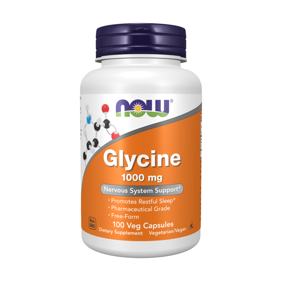 Glicina 1000 MG 100 Caps NOW