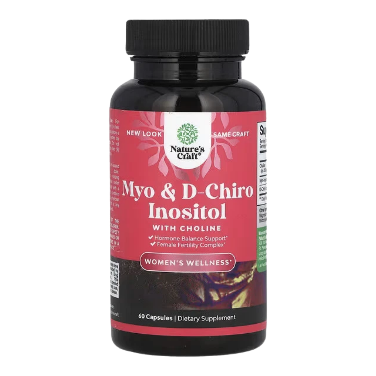 Myo & D-Chiro Inositol 60 Caps Nature's Craft