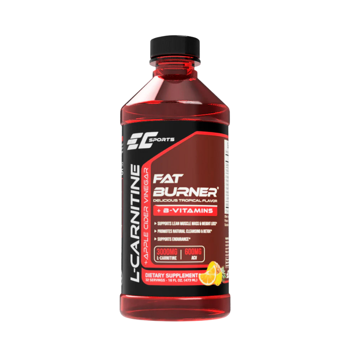 L-Carnitine Fat Burner 16 OZ EC Sports