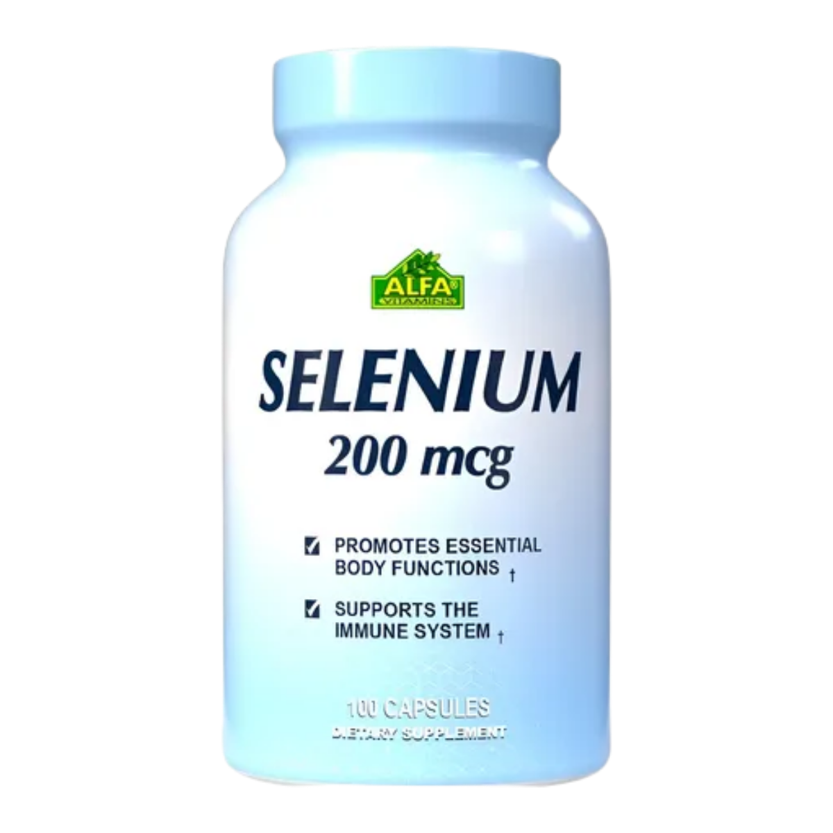 Selenium 200 MCG 100 Caps Alfa