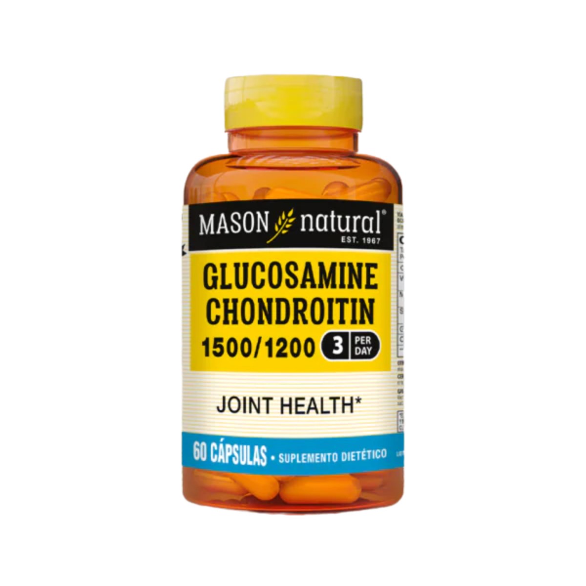 Glucosamina Condroitina 60 Caps Mason Natural