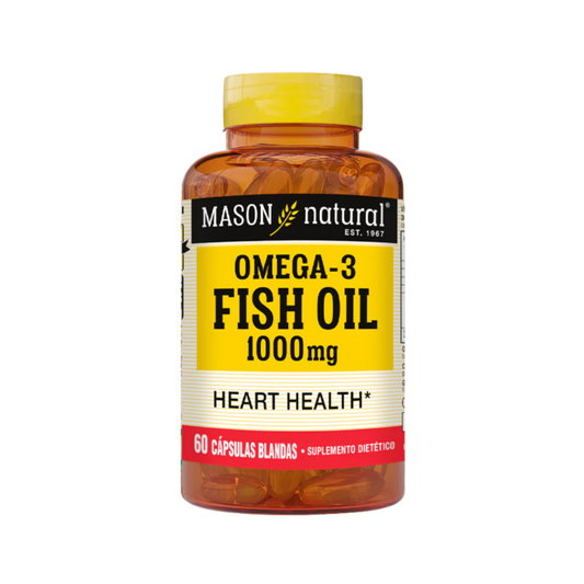 Fish Oil 1000 MG 60 Caps Mason Natural