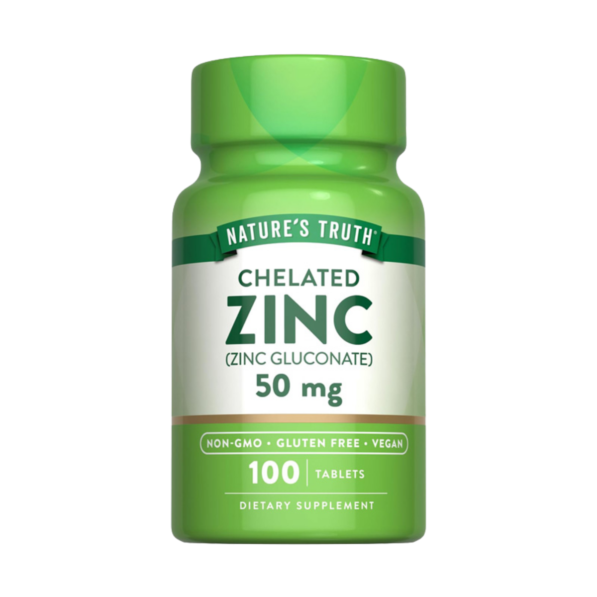 Zinc Quelado 50 MG 100 Tabs Nature's Truth