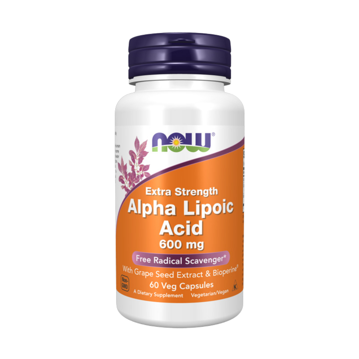 Acido Alfa Lipoico 600 MG 60 VegCaps NOW