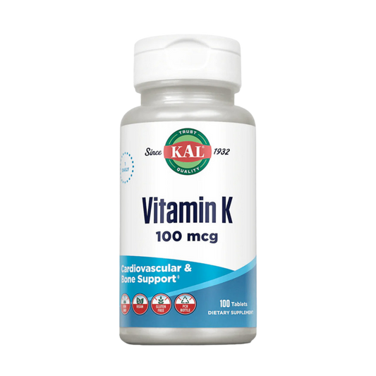 Vitamina K 100 MCG 100 Caps KAL