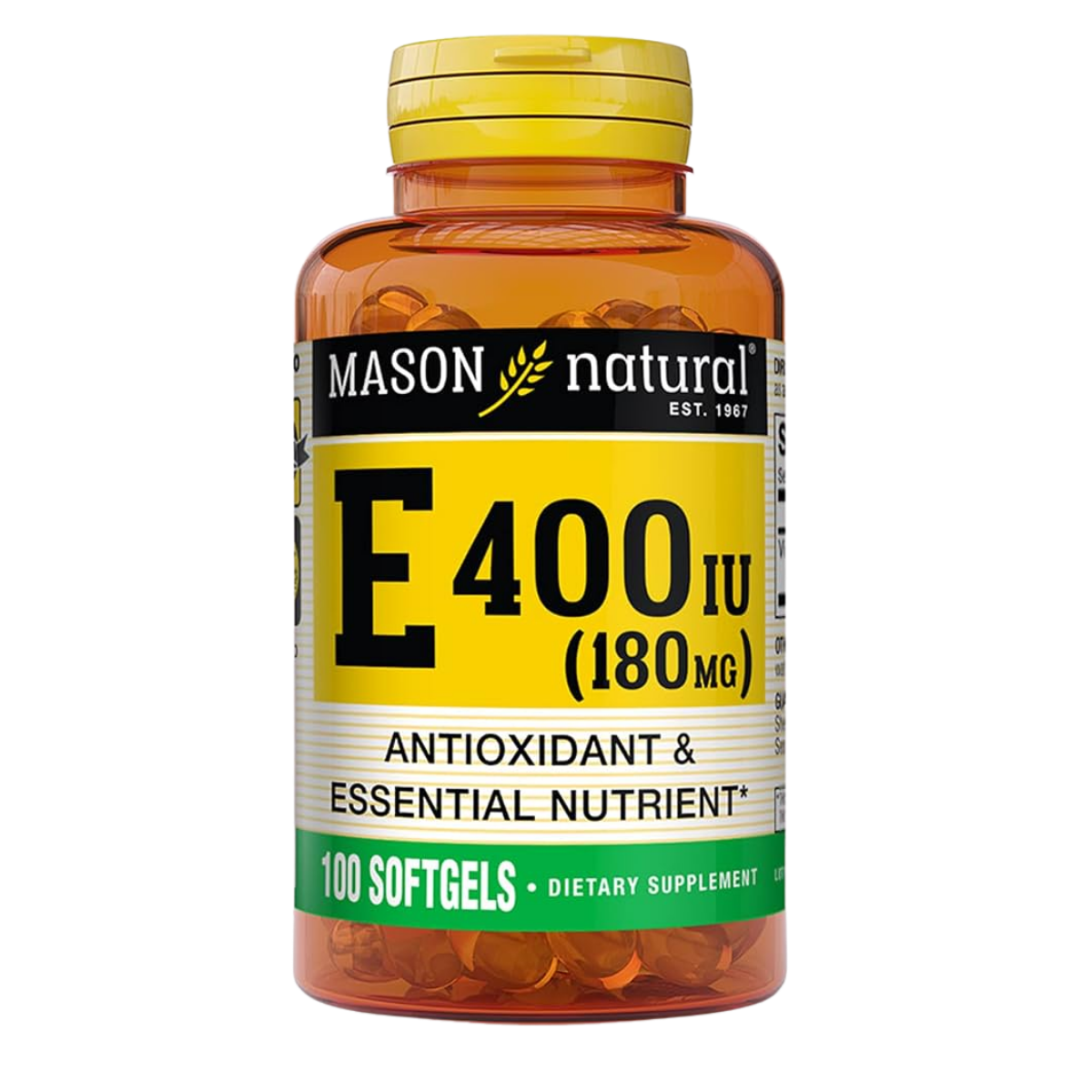 Vitamina E 400 IU 180 MG 100 Caps Mason Natural