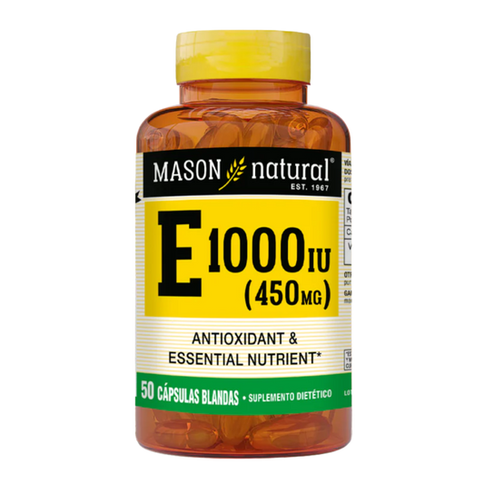 Vitamina E 1000 IU 50 Caps Mason Natural