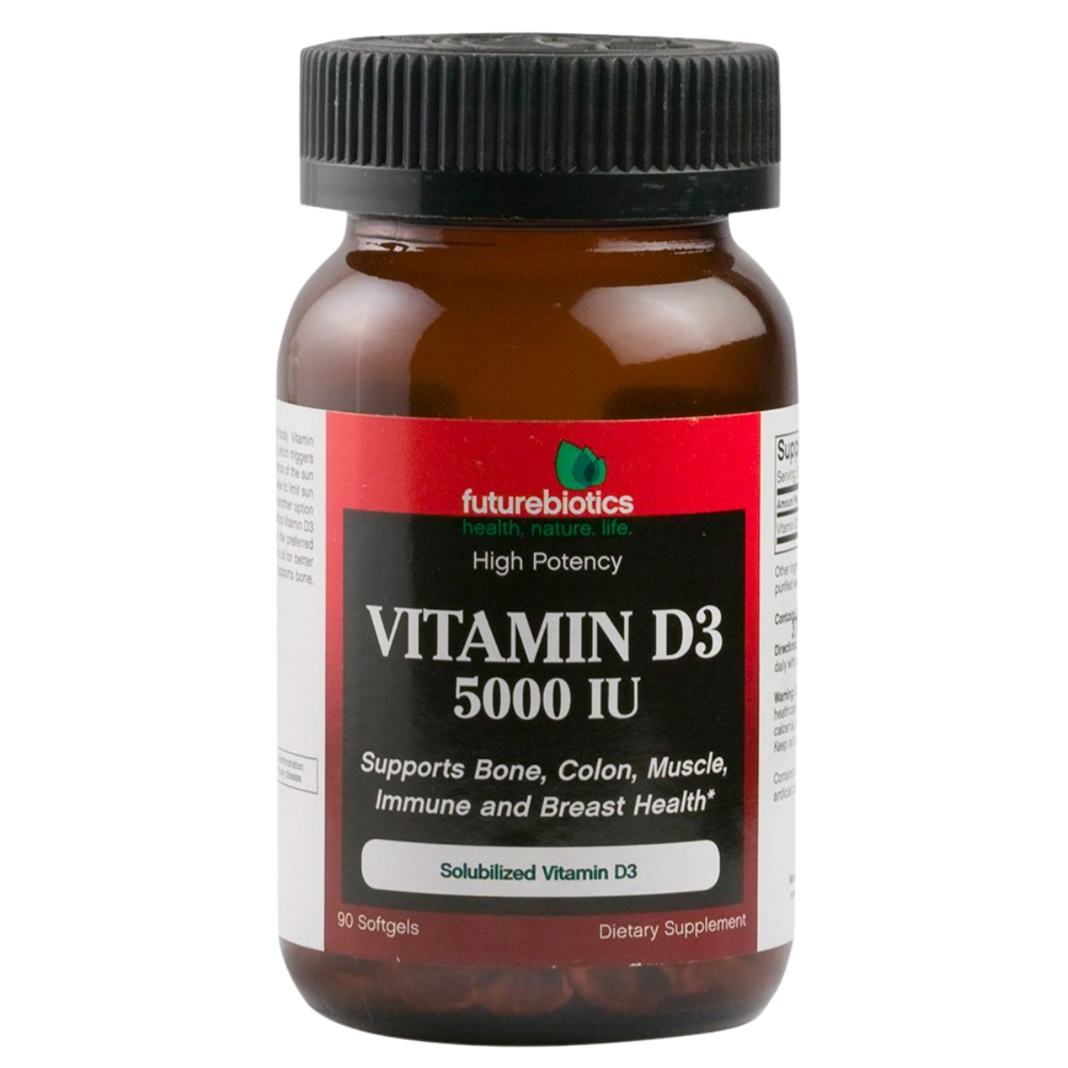 Vitamina D3 5000 IU 90 Caps futurebiotics