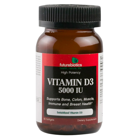 Vitamina D3 5000 IU 90 Caps futurebiotics