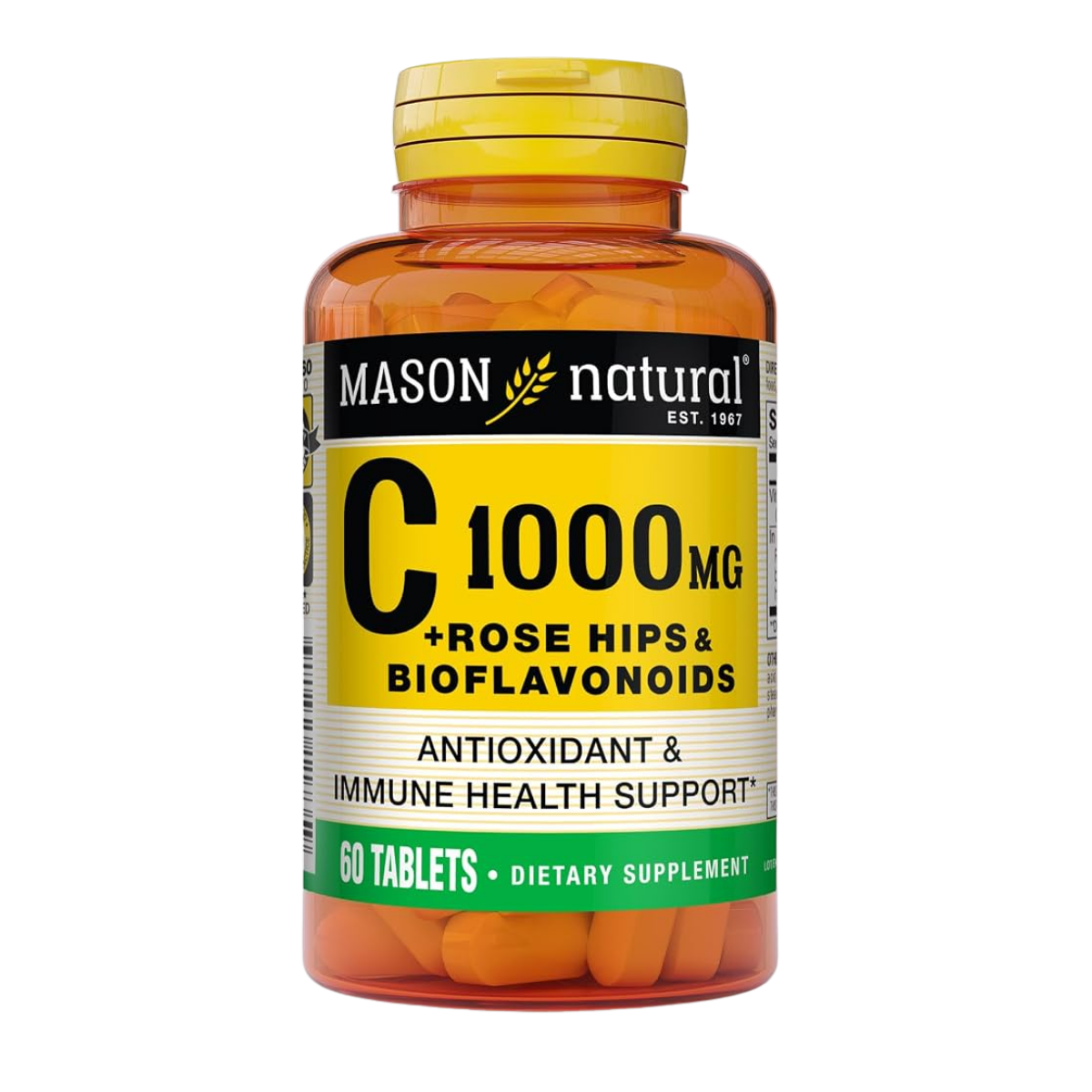 Vitamina C 1000 MG 60 Tabs Mason Natural