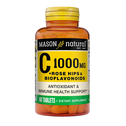 Vitamina C 1000 MG 60 Tabs Mason Natural