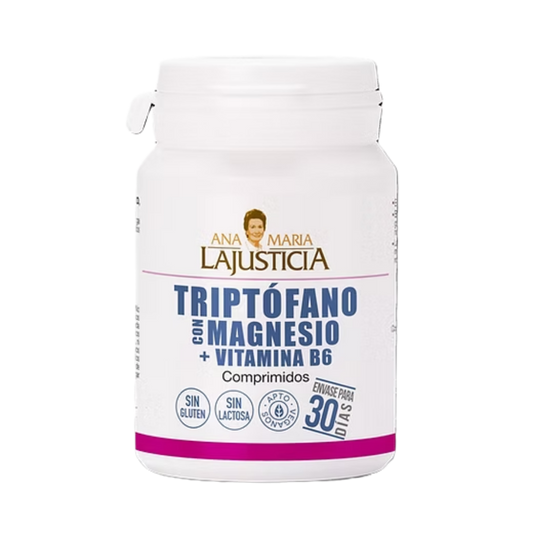 Triptofano + Magnesio + Vitamina B6 30 dias La Justicia