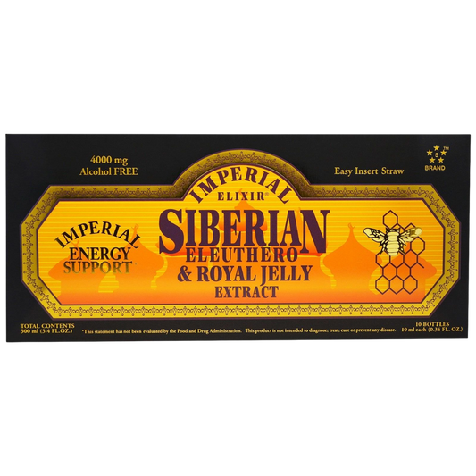 Siberian Eleuthero Root Extract 10 Bottles Imperial Elixir