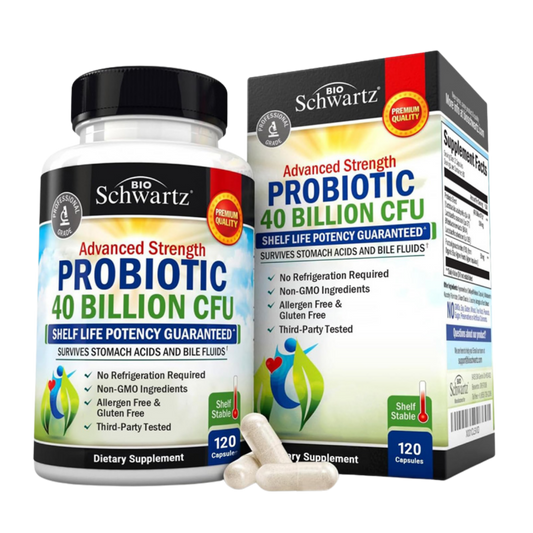 Probióticos 40B 120 Caps BioSchwartz