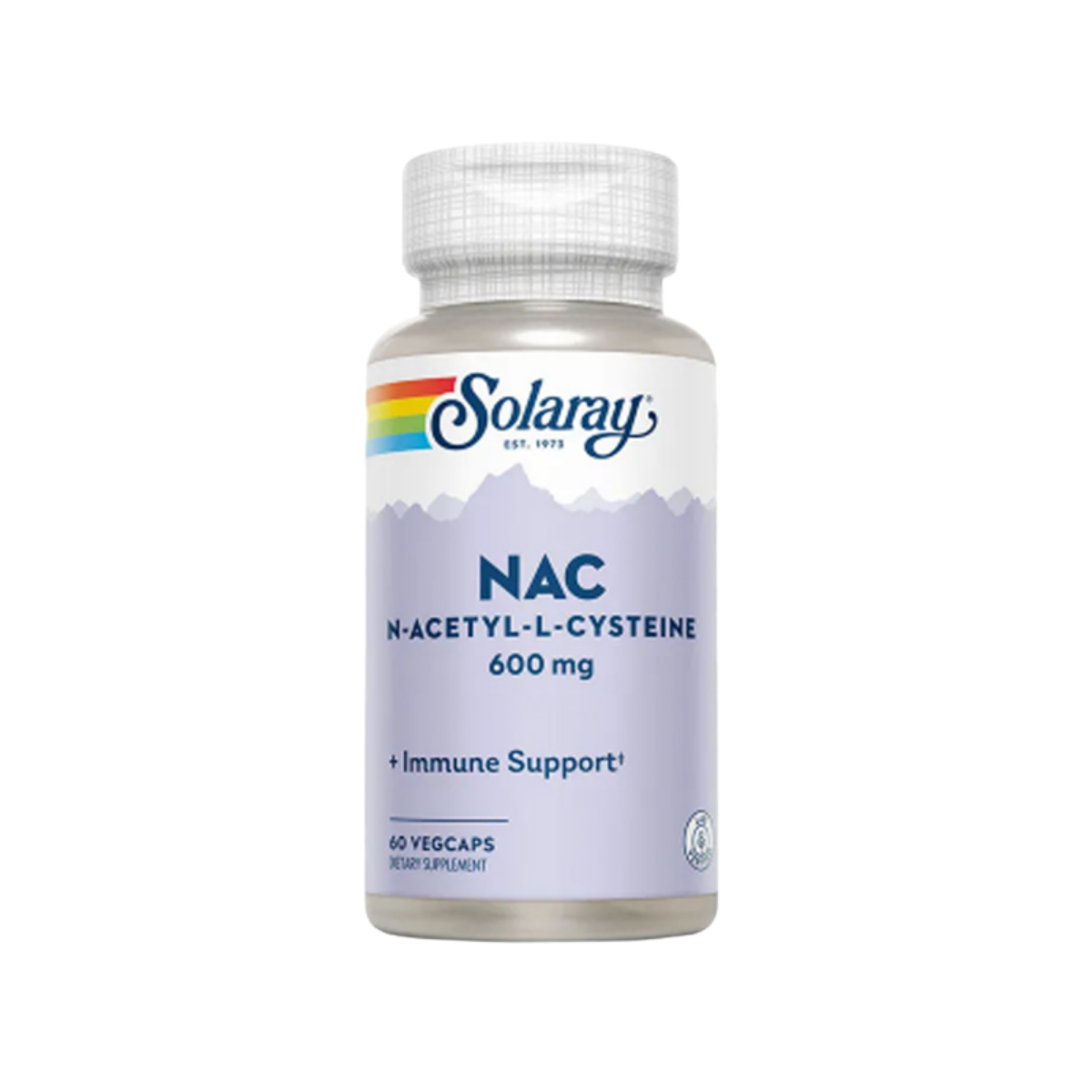 NAC 600 MG 60 Caps Solaray
