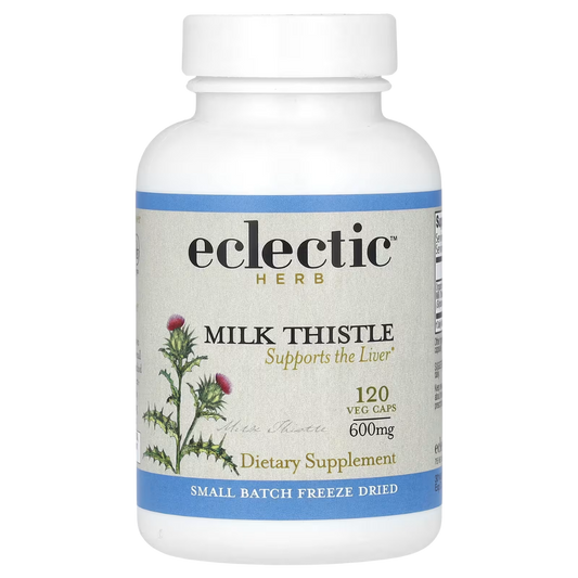 Milk Thistle 600 MG 120 Caps Eclectic