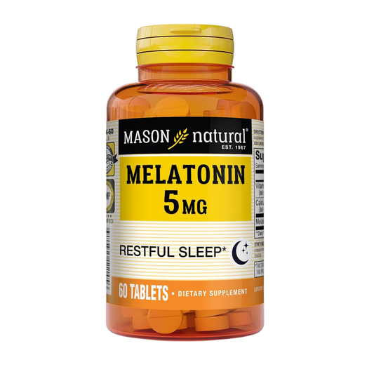 Melatonin 5 MG 60 Tabs Mason Natural